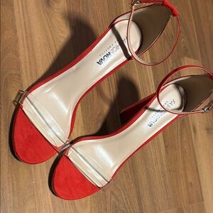Fashion Nova Red Women's Heels